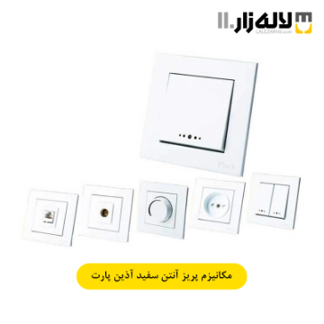 تصویر  مکانیزم پریز آنتن سفید آذین پارت